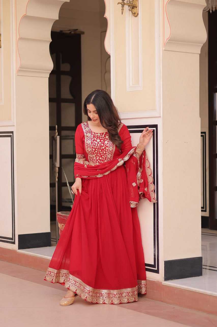 Ynf Blooming KESH489 1177 Gowns Wholesale Fancy Gowns Embroidery Gowns Anarkali Gown Manufacturer