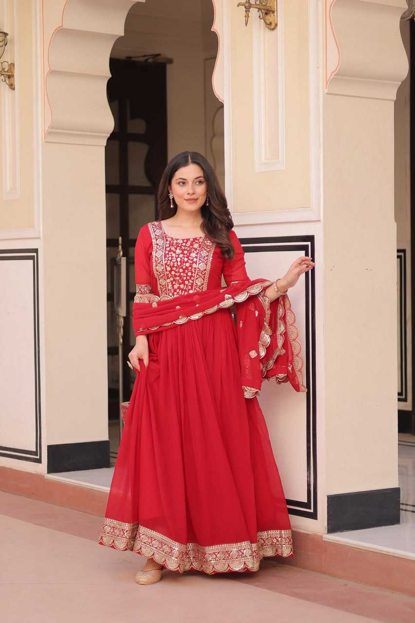 Ynf Blooming KESH489 1177 Gowns Wholesale Fancy Gowns Embroidery Gowns Anarkali Gown Manufacturer
