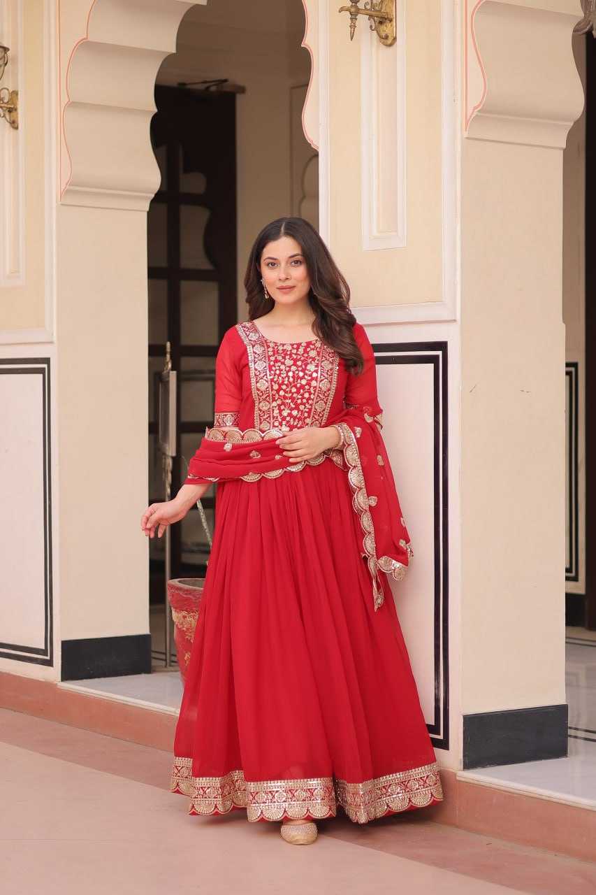 Ynf Blooming KESH489 1177 Gowns Wholesale Fancy Gowns Embroidery Gowns Anarkali Gown Manufacturer