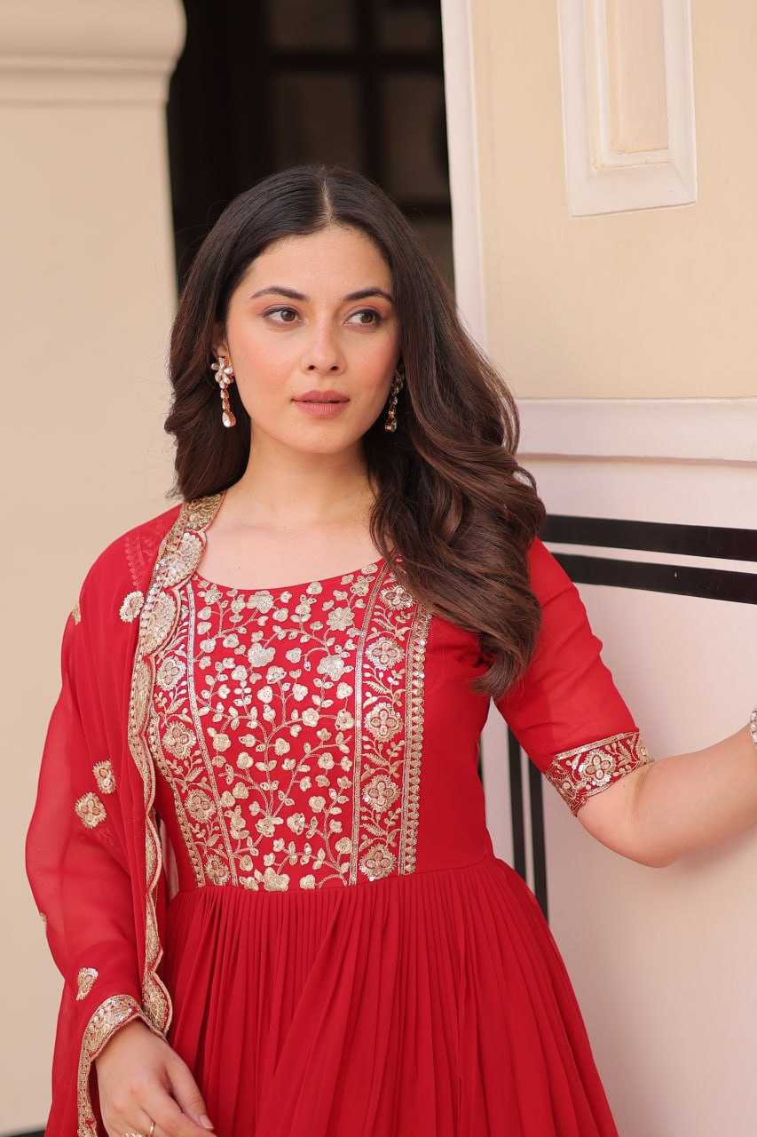 Ynf Blooming KESH489 1177 Gowns Wholesale Fancy Gowns Embroidery Gowns Anarkali Gown Manufacturer