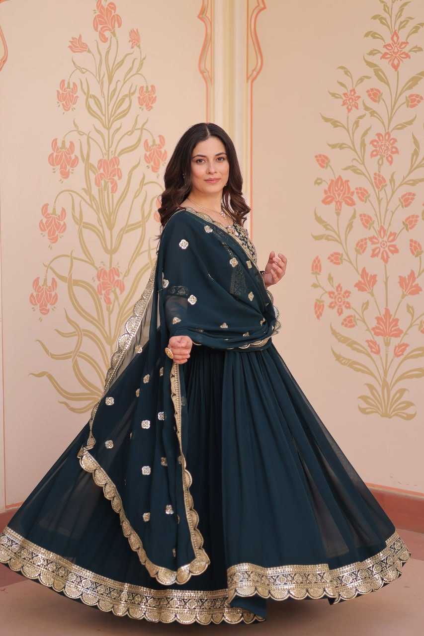 Ynf Blooming KESH489 1177 Gowns Wholesale Fancy Gowns Embroidery Gowns Anarkali Gown Manufacturer