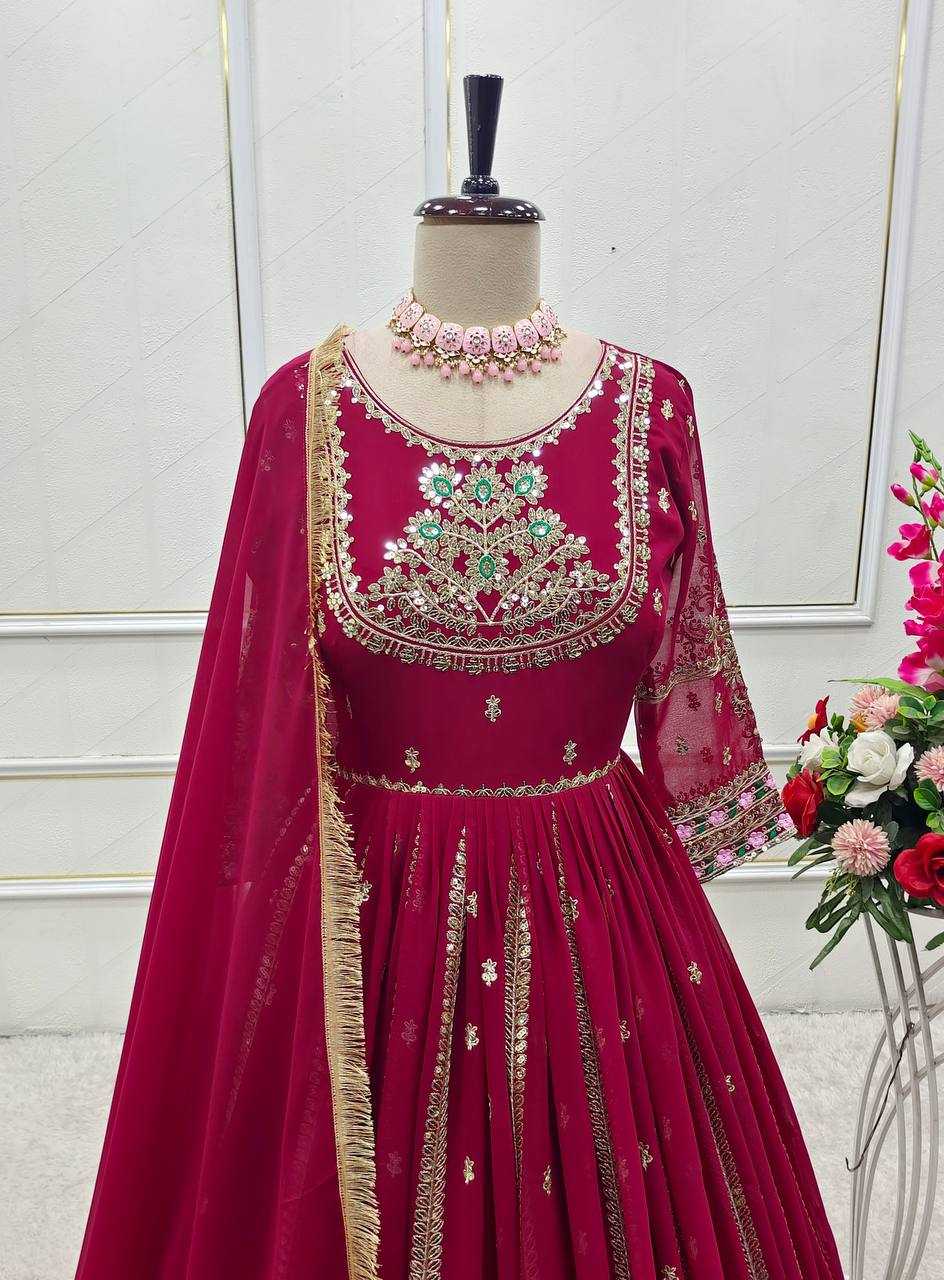 Ynf Blooming KESH506 1206 Gowns Wholesale Party Wear Gowns Sequin Gowns Manufacturer