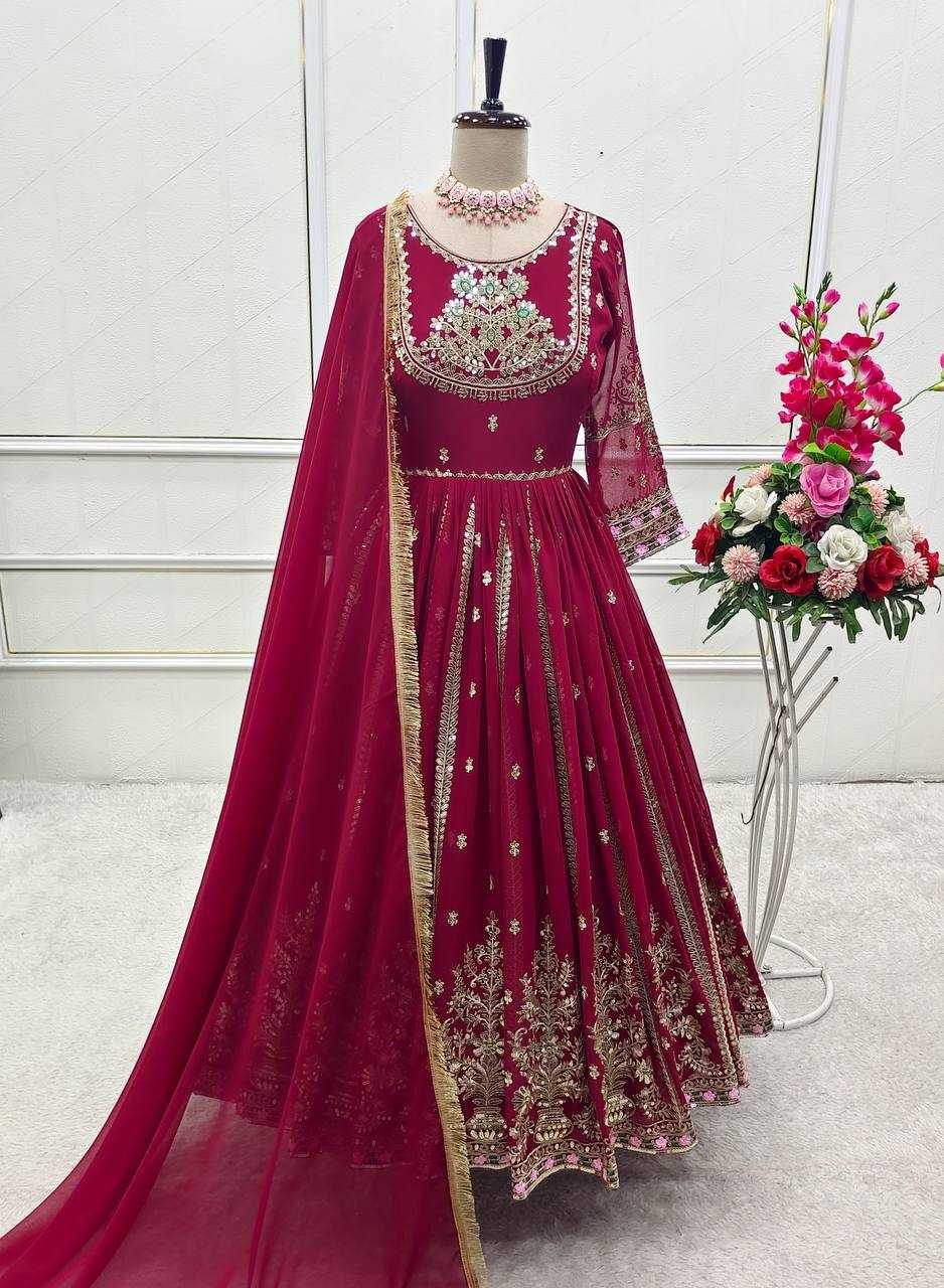Ynf Blooming KESH506 1206 Gowns Wholesale Party Wear Gowns Sequin Gowns Manufacturer