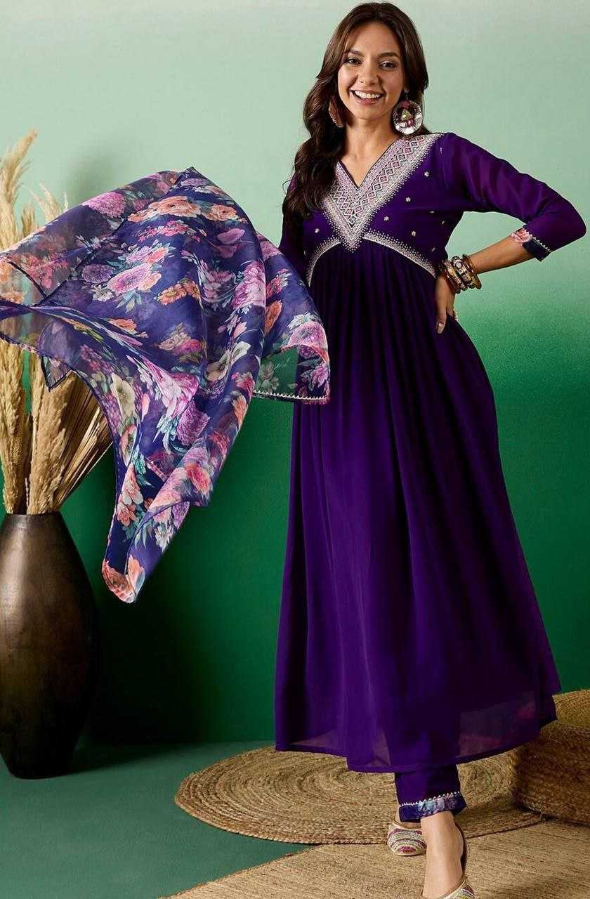 Ynf Blooming KESH529 PRIYANSHI Suits & Dresses Wedding Collections Festive Collections Wholesale Embroidery Suits Georgette Suit Designer Suits Manufacturer