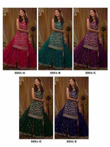 Ynf Blooming RIN131 5051 Suits & Dresses Wedding Collections Festive Collections Wholesale Embroidery Suits Georgette Suit Designer Suits Manufacturer