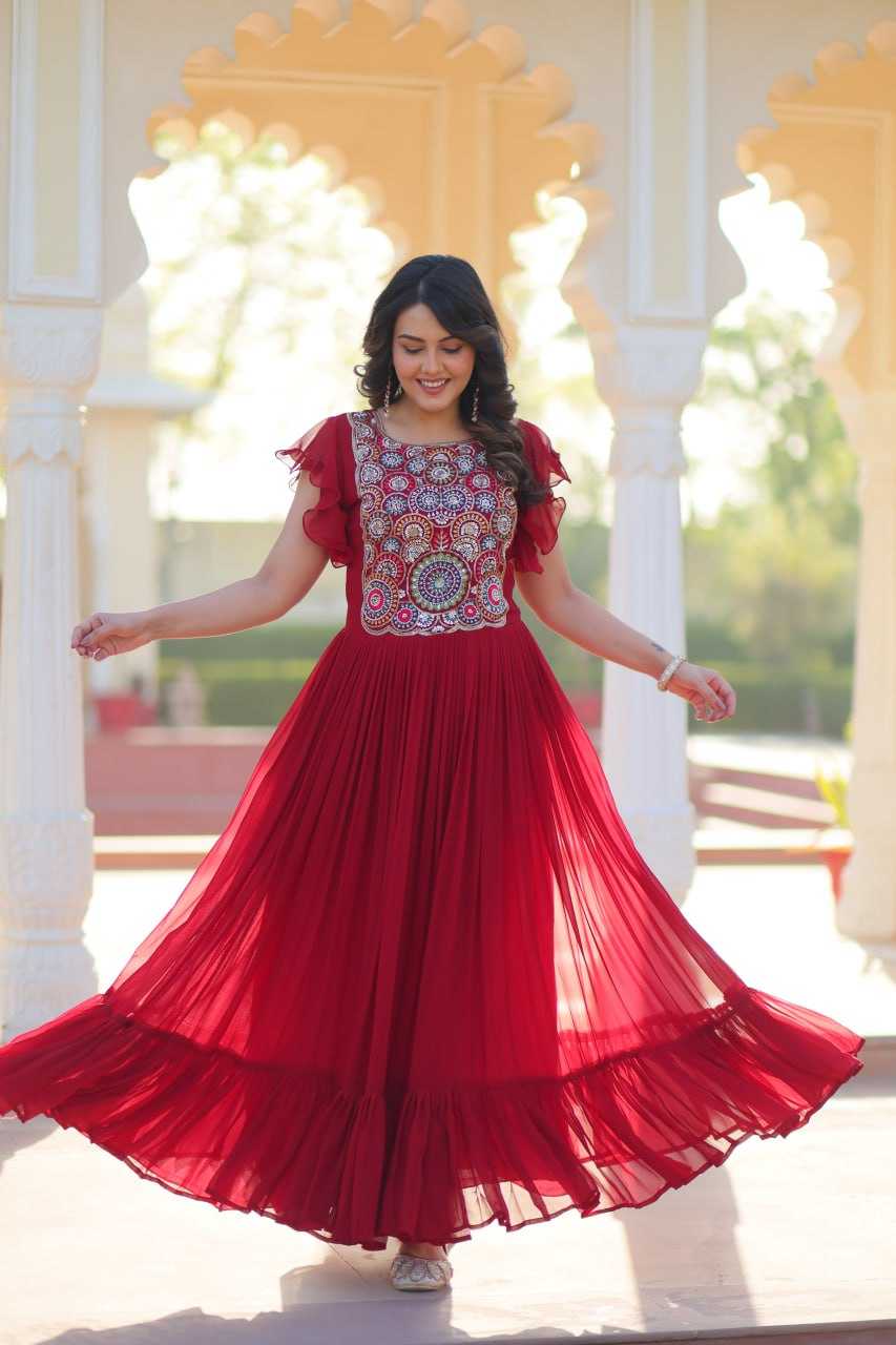 Ynf Blooming RIN197 4825 Gowns Wholesale Embroidery Gowns Bridal Gowns Designer Gowns Manufacturer