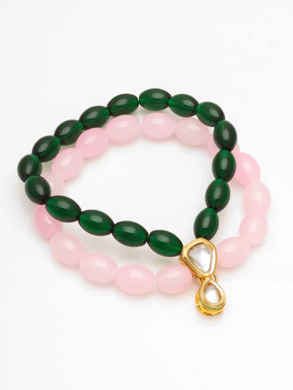 Ynf Brass KESH105 BG2425 Womens Jewellery Wholesale Brass Gold Bracelets Pearl Jewelry Party Wear Jewelry Manufacturer