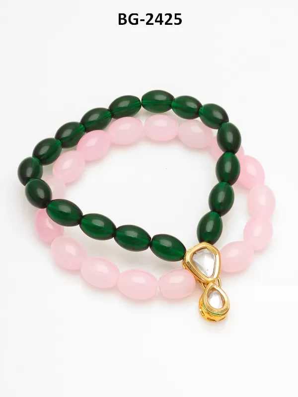 Ynf Brass KESH105 BG2425 Womens Jewellery Wholesale Brass Gold Bracelets Pearl Jewelry Party Wear Jewelry Manufacturer