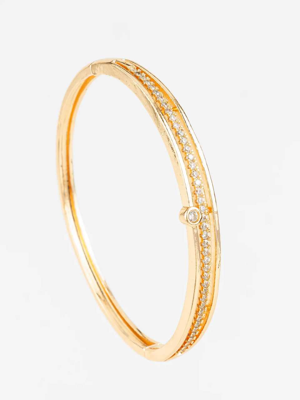 Ynf Brass KESH105 BG2586 Womens Jewellery Wholesale AD Diamond Bangles Brass Gold Bangles Designer Bangles Manufacturer