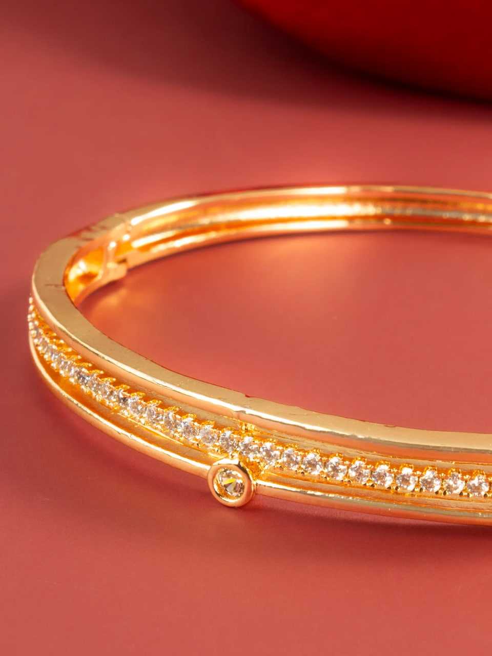 Ynf Brass KESH105 BG2586 Womens Jewellery Wholesale AD Diamond Bangles Brass Gold Bangles Designer Bangles Manufacturer