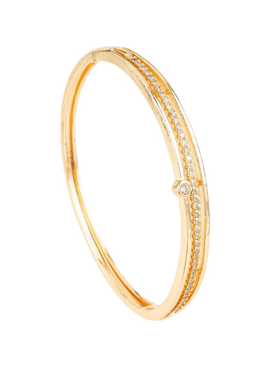 Ynf Brass KESH105 BG2586 Womens Jewellery Wholesale AD Diamond Bangles Brass Gold Bangles Designer Bangles Manufacturer