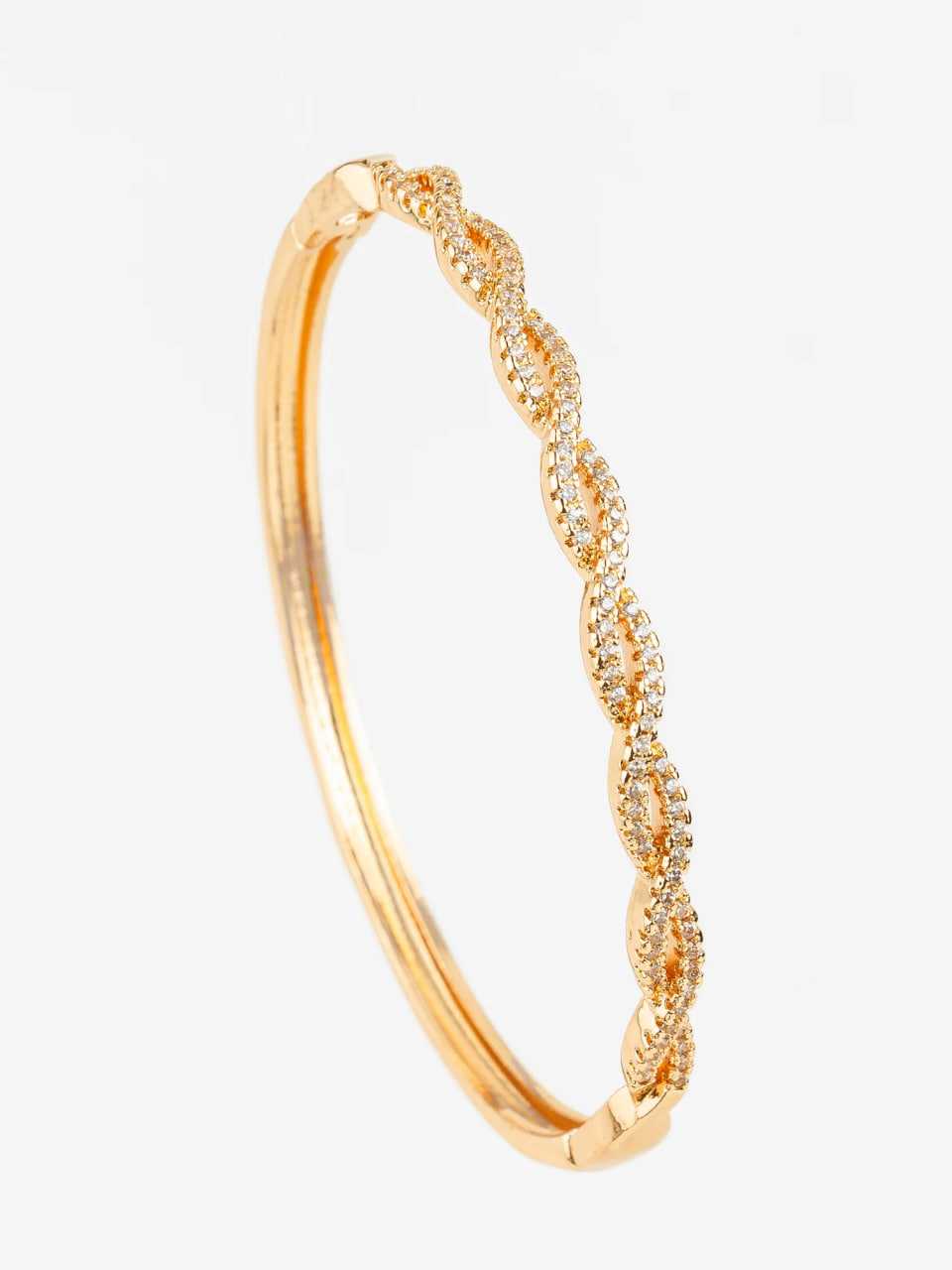 Ynf Brass KESH105 BG2588 Womens Jewellery Wholesale AD Diamond Bangles Brass Gold Bangles Designer Bangles Manufacturer
