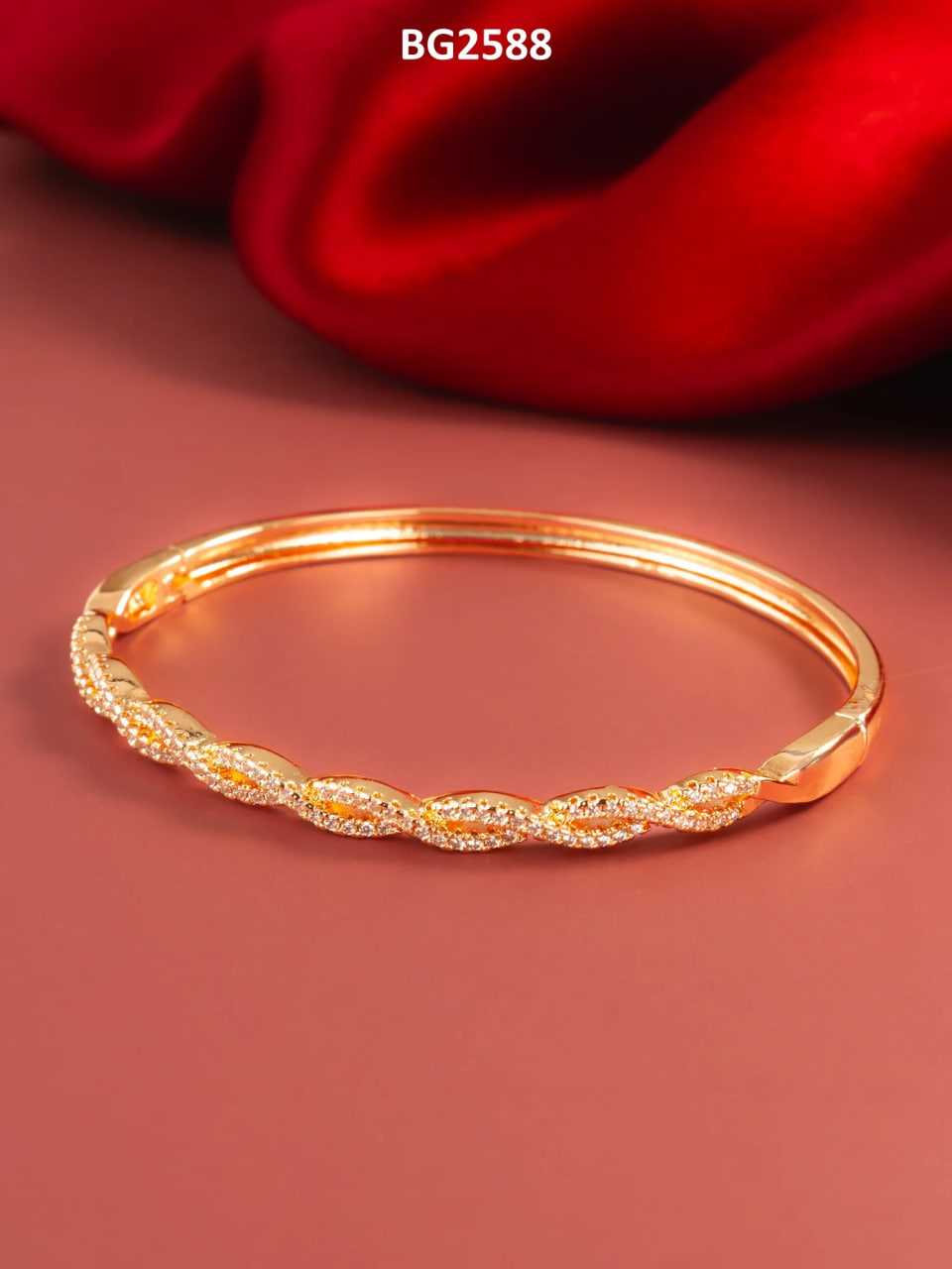 Ynf Brass KESH105 BG2588 Womens Jewellery Wholesale AD Diamond Bangles Brass Gold Bangles Designer Bangles Manufacturer