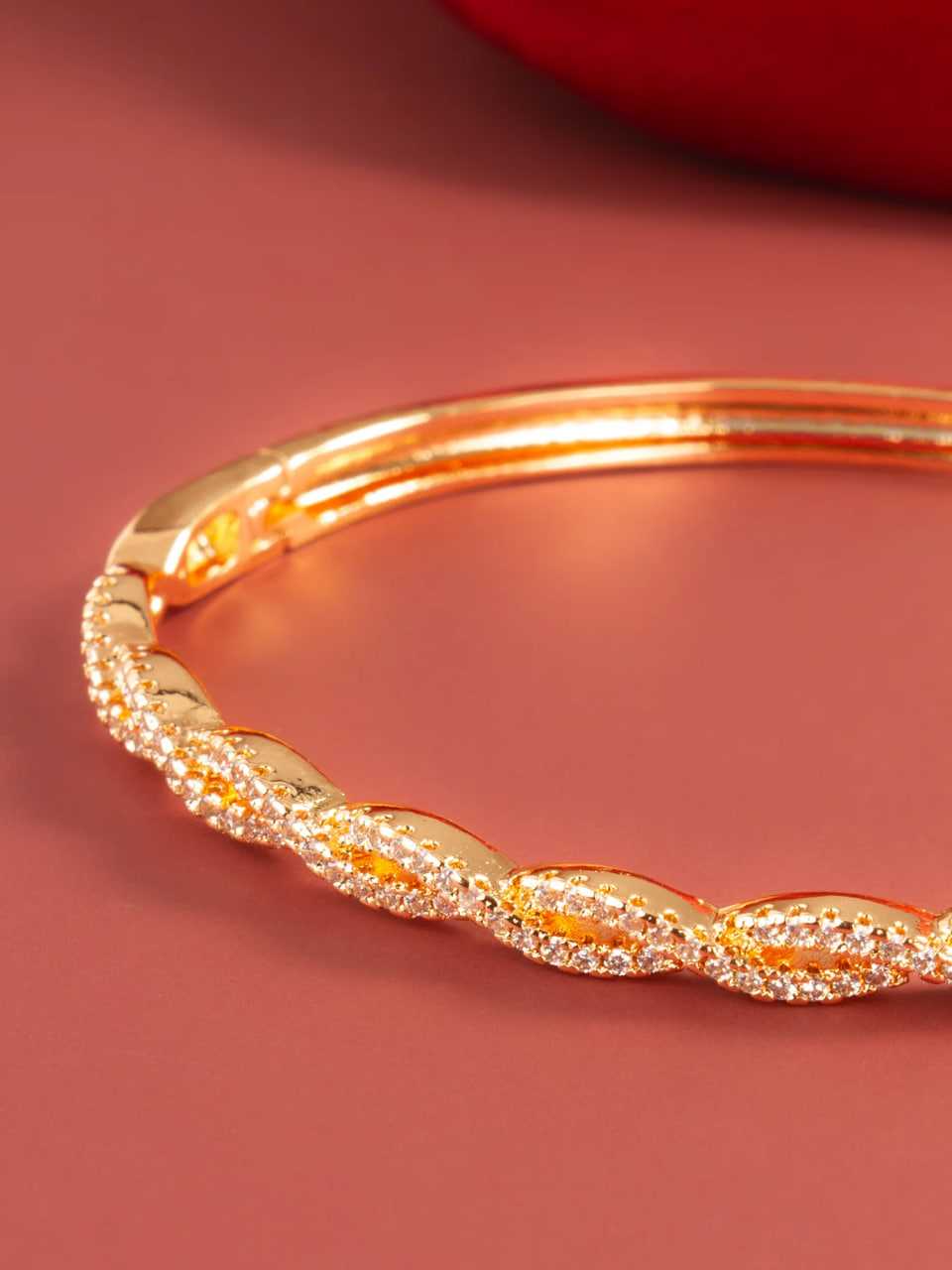Ynf Brass KESH105 BG2588 Womens Jewellery Wholesale AD Diamond Bangles Brass Gold Bangles Designer Bangles Manufacturer