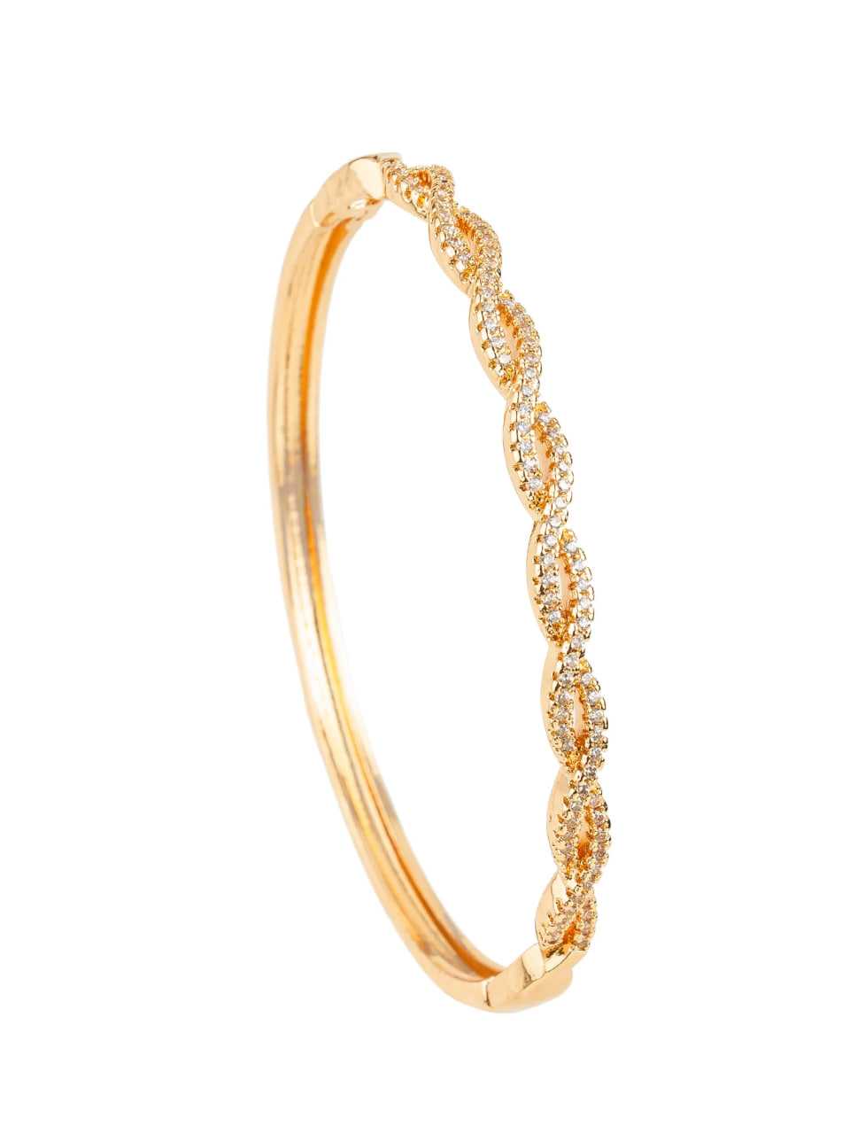 Ynf Brass KESH105 BG2588 Womens Jewellery Wholesale AD Diamond Bangles Brass Gold Bangles Designer Bangles Manufacturer