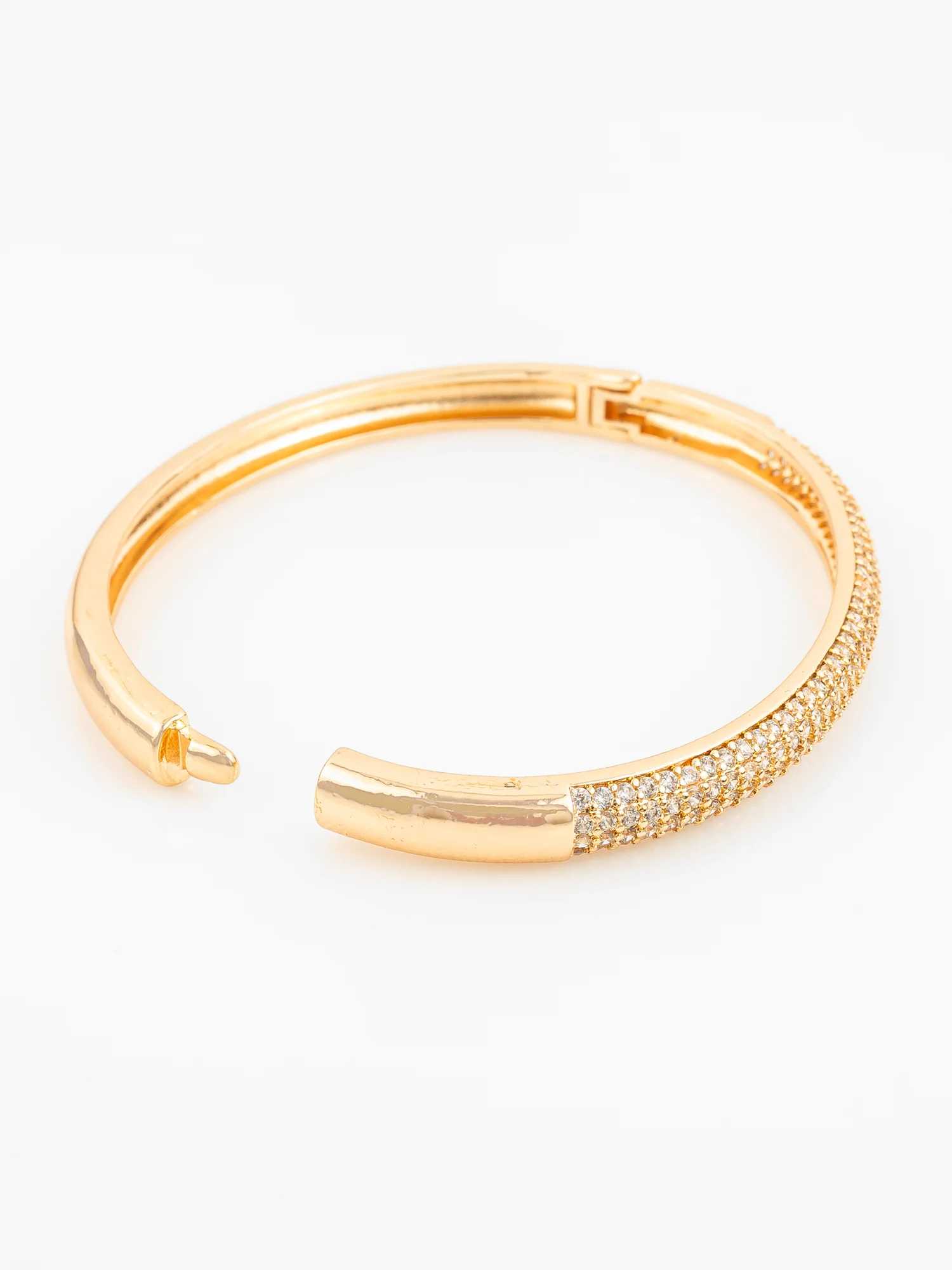 Ynf Brass KESH105 BG2590 Womens Jewellery Wholesale AD Diamond Bangles Brass Gold Bangles Fashion Bangles Manufacturer