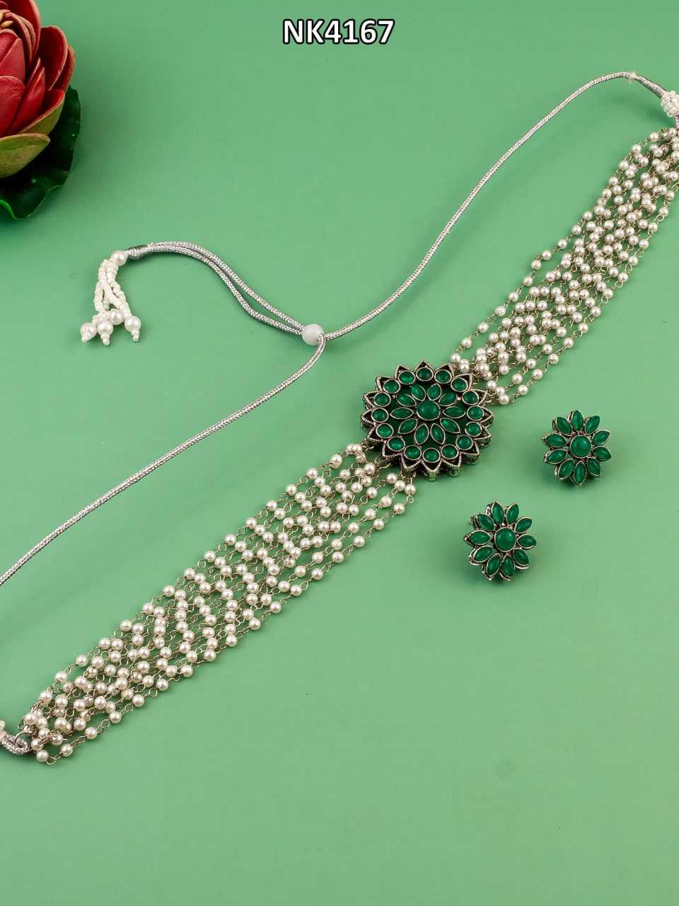 Ynf Brass KESH105 NK4167 Womens Jewellery Wholesale Choker Necklaces Fancy Mala Necklaces Manufacturer