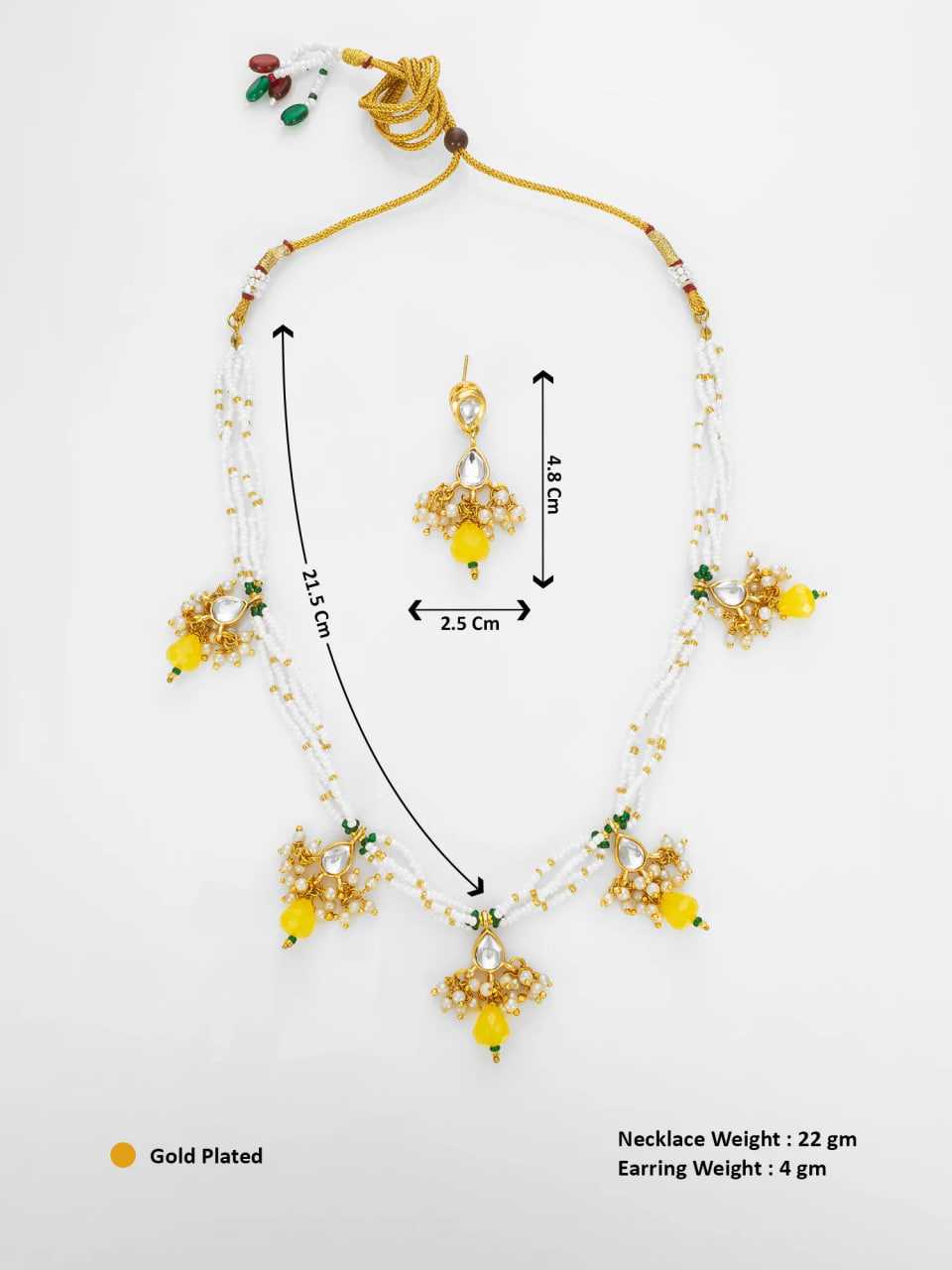 Ynf Brass KESH105 NK4710 Womens Jewellery Wholesale Long Sets Fancy Mala Necklaces Kundan Pendant Sets Manufacturer