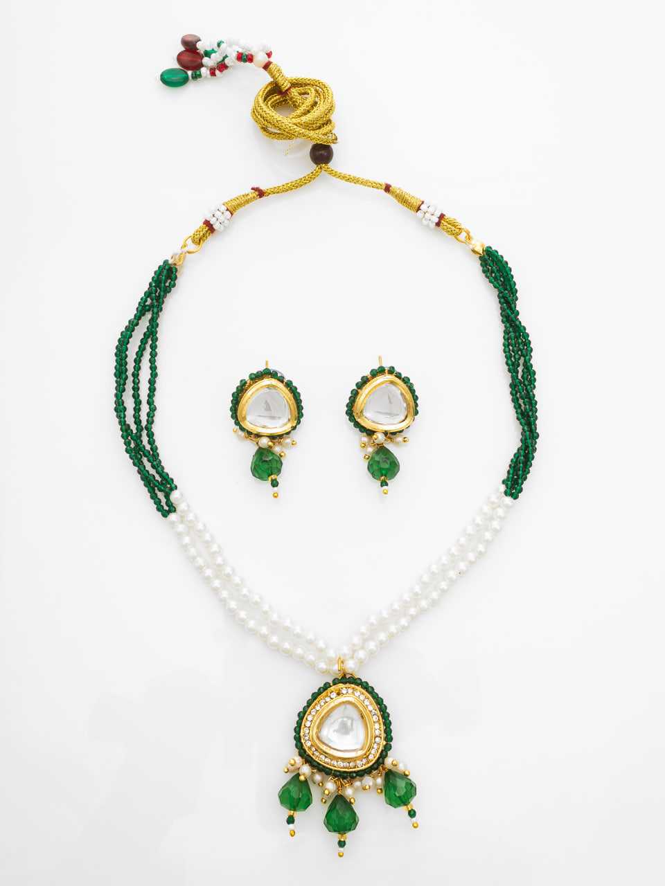 Ynf Brass KESH105 NK4720 Womens Jewellery Wholesale Long Sets Fancy Mala Necklaces Kundan Necklace Set Manufacturer