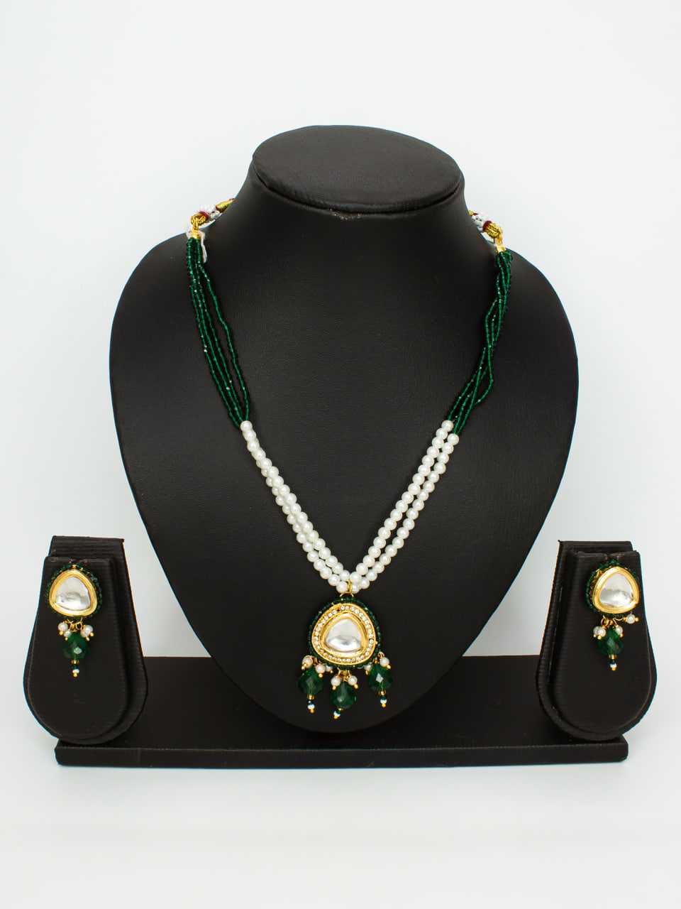 Ynf Brass KESH105 NK4720 Womens Jewellery Wholesale Long Sets Fancy Mala Necklaces Kundan Necklace Set Manufacturer