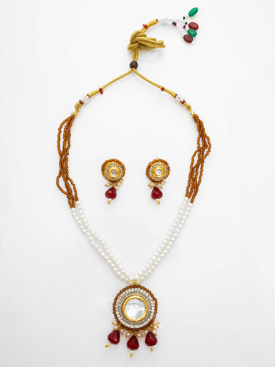 Ynf Brass KESH105 NK4721 Womens Jewellery Wholesale Fancy Mala Necklaces Kundan Necklace Set Manufacturer