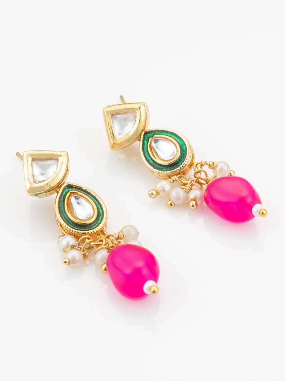 Ynf Brass KESH105 NK4728 Womens Jewellery Wholesale Fancy Mala Necklaces Kundan Pendant Sets Manufacturer