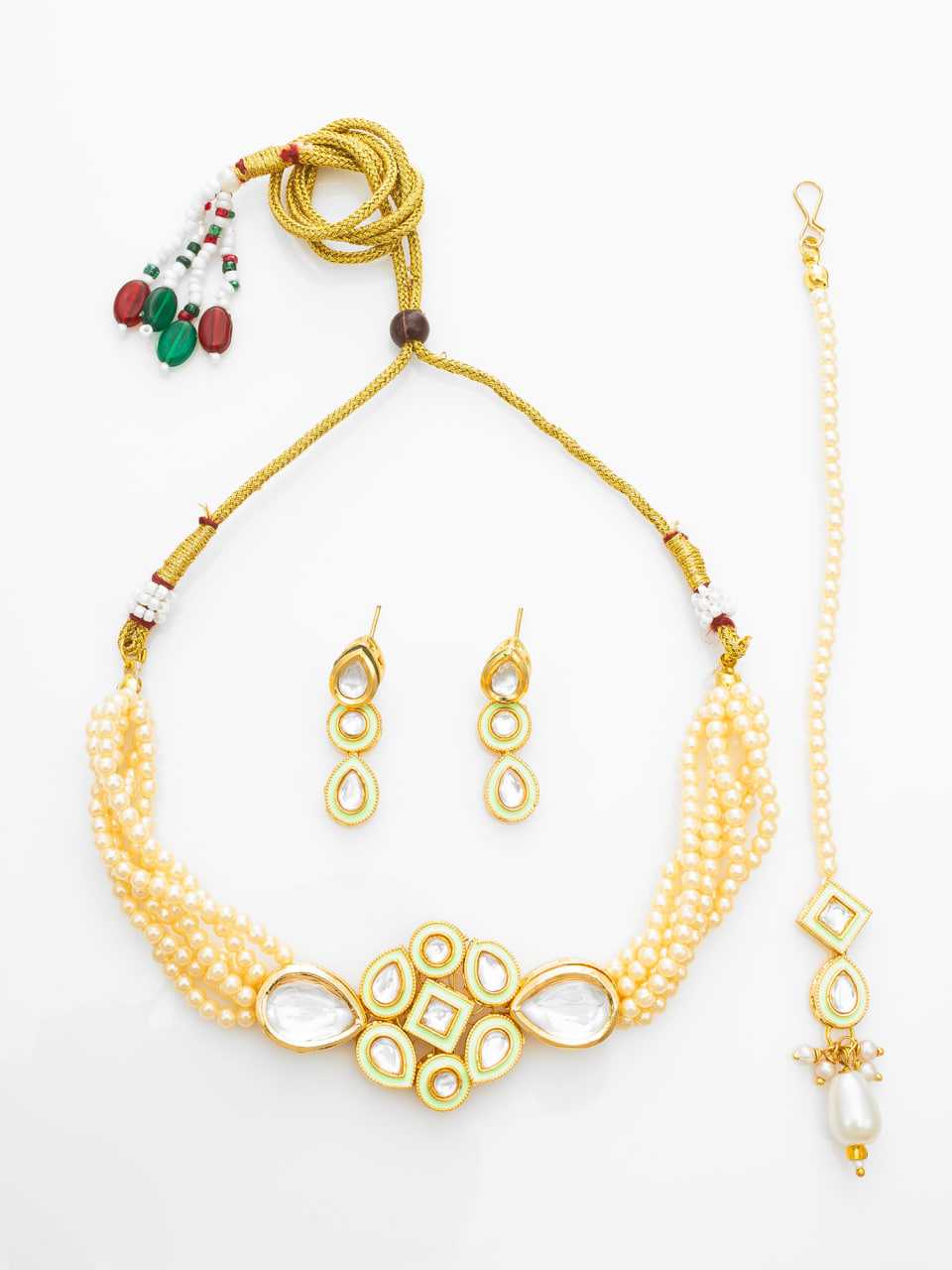 Ynf Brass KESH105 NK4732 Womens Jewellery Wholesale Choker Necklaces Fancy Mala Necklaces Manufacturer