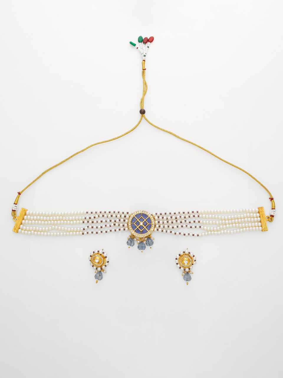 Ynf Brass KESH105 NK4741 Womens Jewellery Wholesale Choker Necklaces Fancy Mala Necklaces Manufacturer