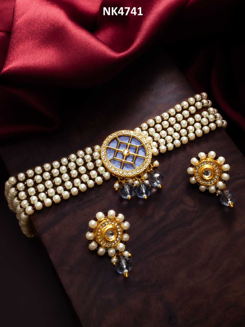 Ynf Brass KESH105 NK4741 Womens Jewellery Wholesale Choker Necklaces Fancy Mala Necklaces Manufacturer