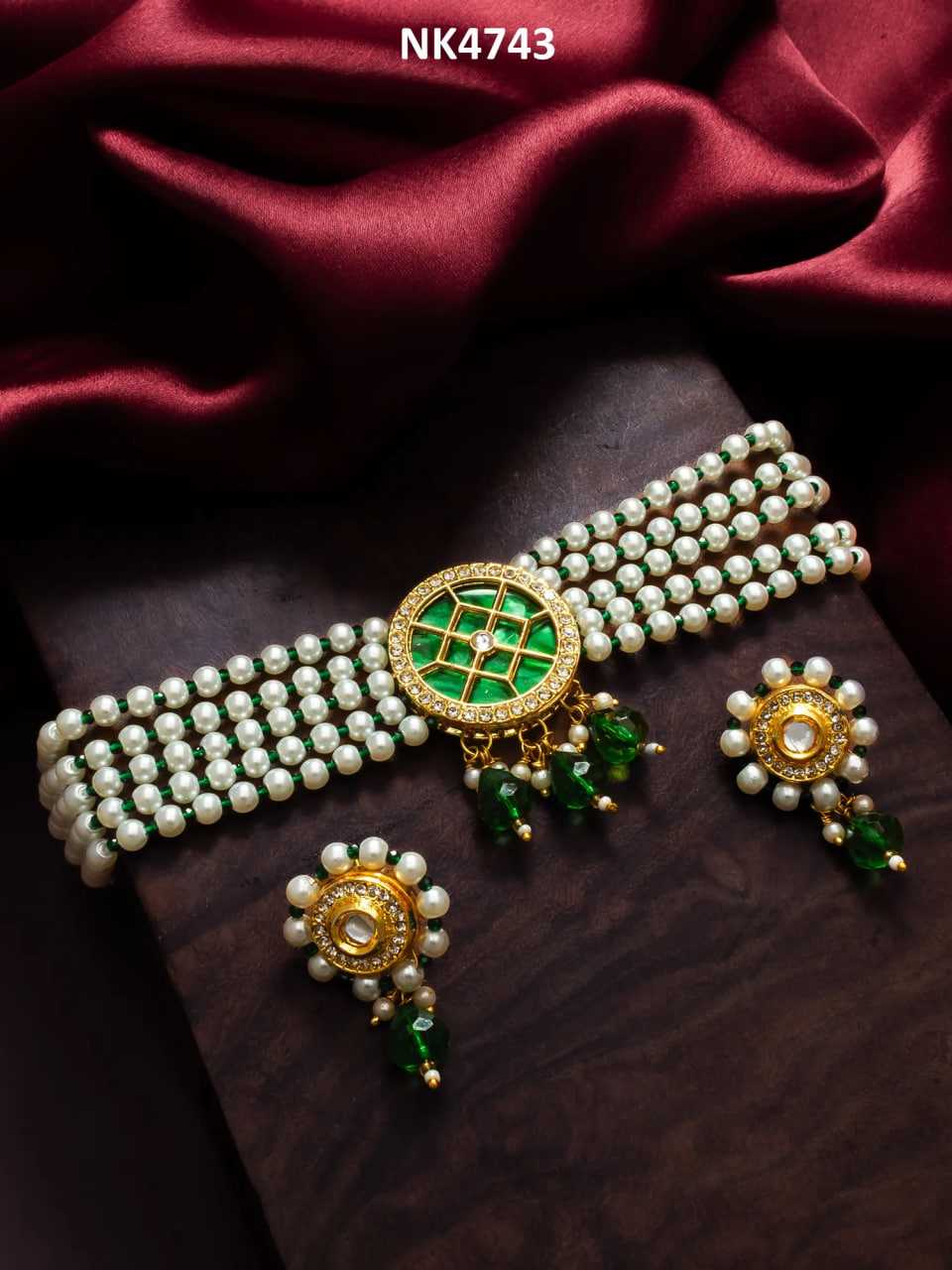 Ynf Brass KESH105 NK4743 Womens Jewellery Wholesale Choker Necklaces Fancy Mala Necklaces Manufacturer