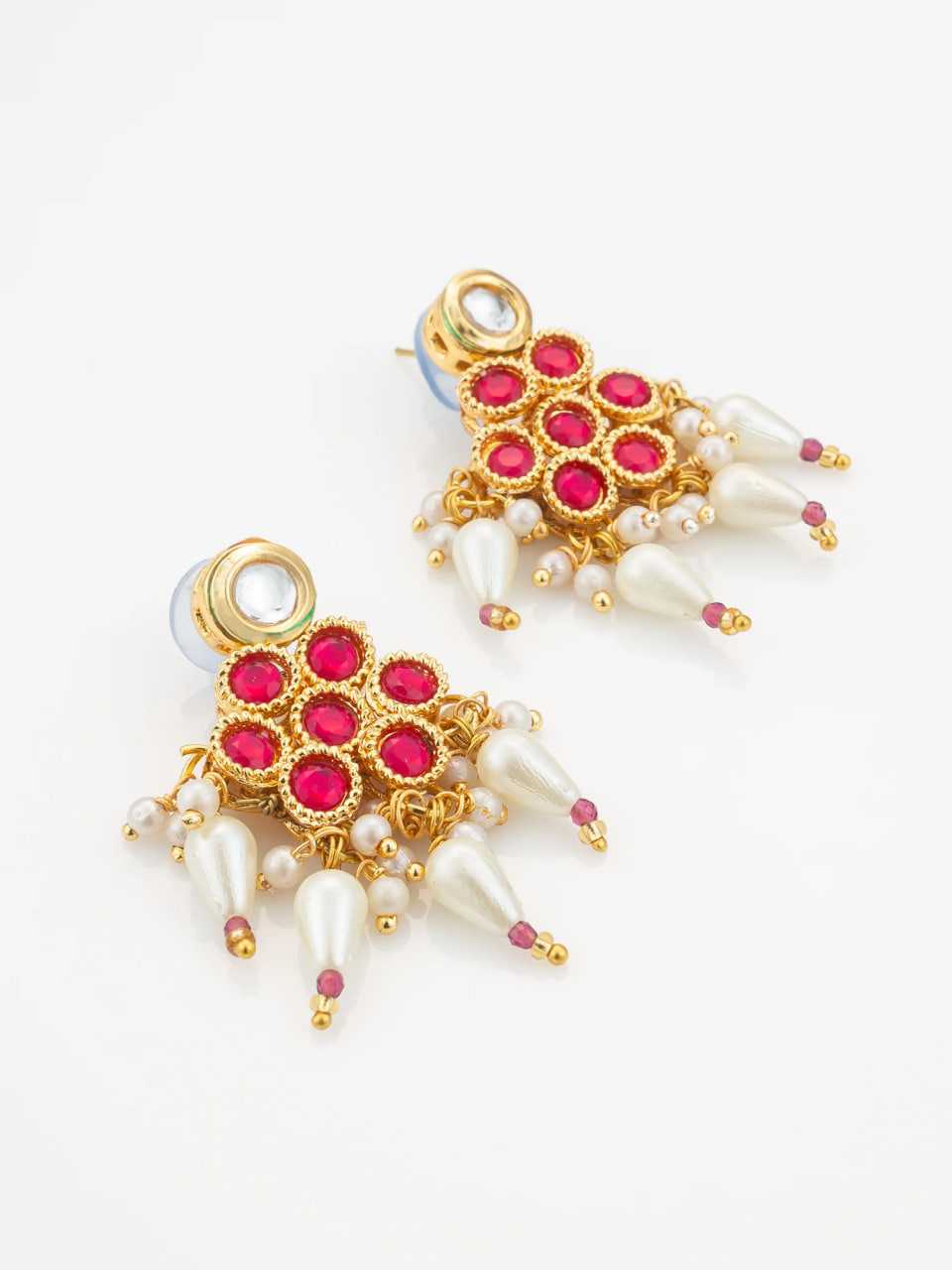 Ynf Brass KESH105 NK4744 Womens Jewellery Wholesale Long Sets Fancy Mala Necklaces Kundan Pendant Sets Manufacturer