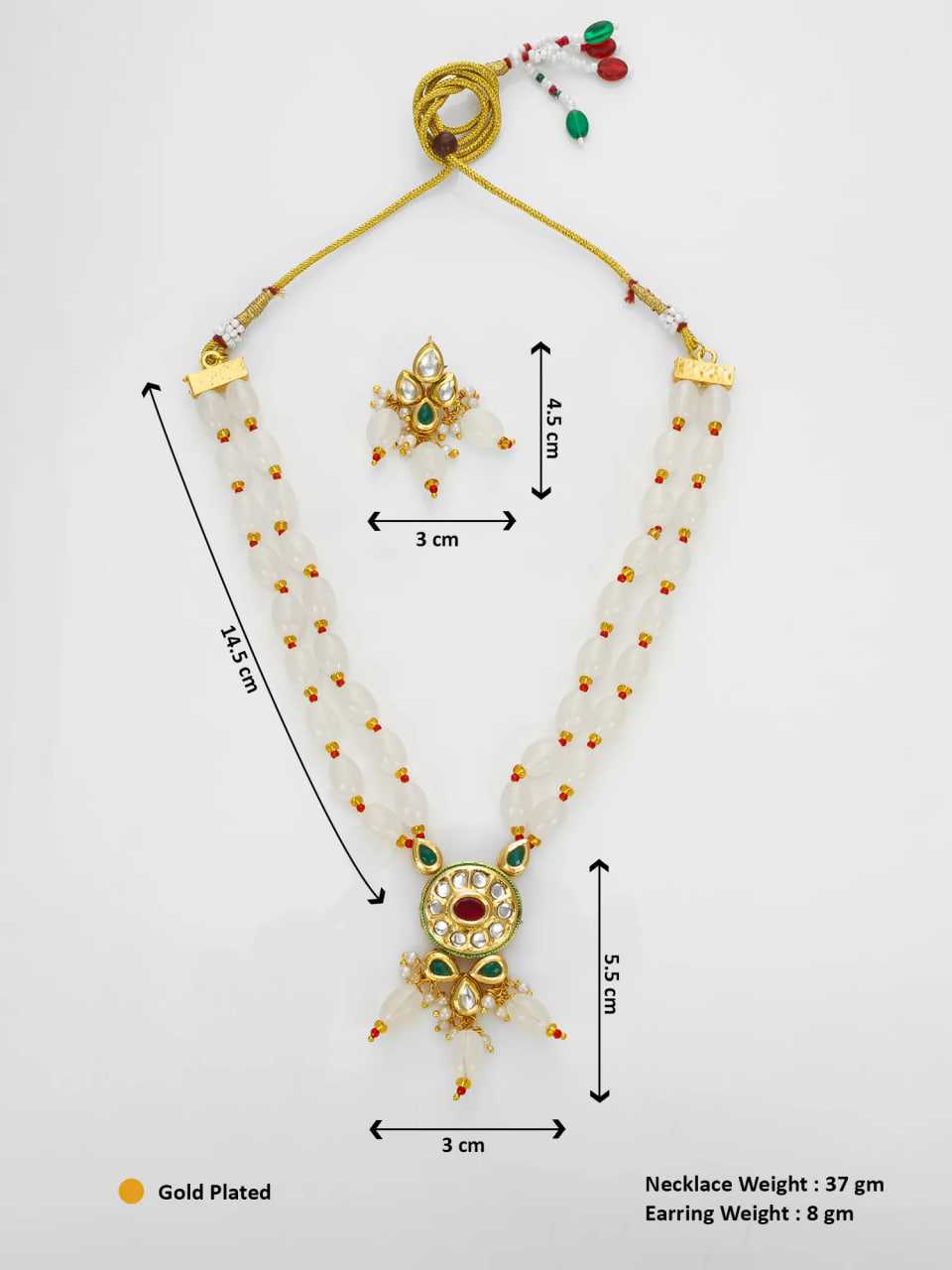 Ynf Brass KESH105 NK4761 Womens Jewellery Wholesale Long Sets Fancy Mala Necklaces Kundan Pendant Sets Manufacturer