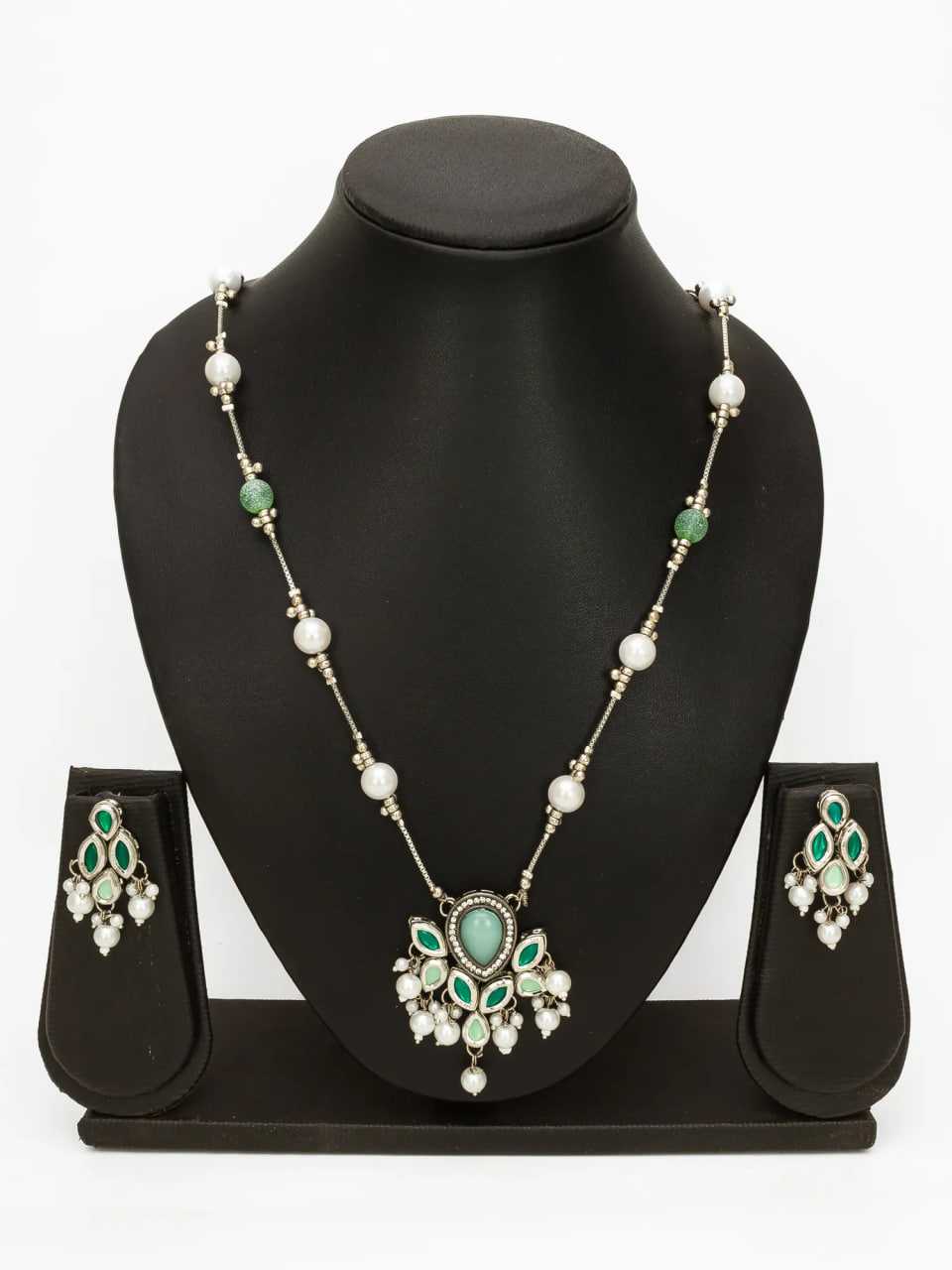 Ynf Brass KESH105 NK4763 Womens Jewellery Wholesale Oxidized Jewellery Set Manufacturer