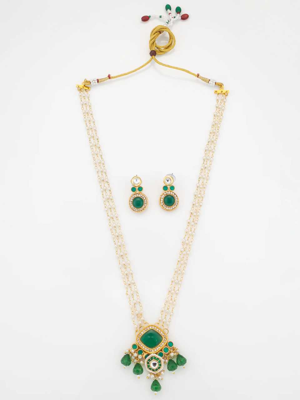 Ynf Brass KESH105 NK4765 Womens Jewellery Wholesale Kundan Pendant Sets Necklaces Set Manufacturer