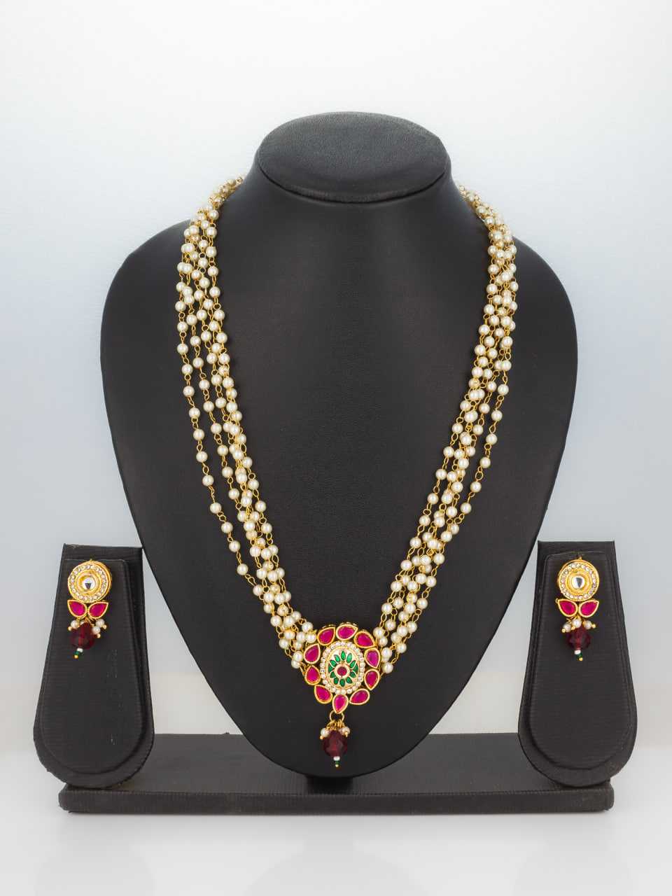 Ynf Brass KESH105 NK4775 Womens Jewellery Wholesale Long Sets Fancy Mala Necklaces Necklaces Set Manufacturer