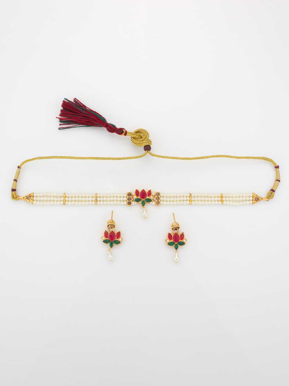 Ynf Brass KESH105 NK4778 Womens Jewellery Wholesale Choker Necklaces Necklaces Set Manufacturer