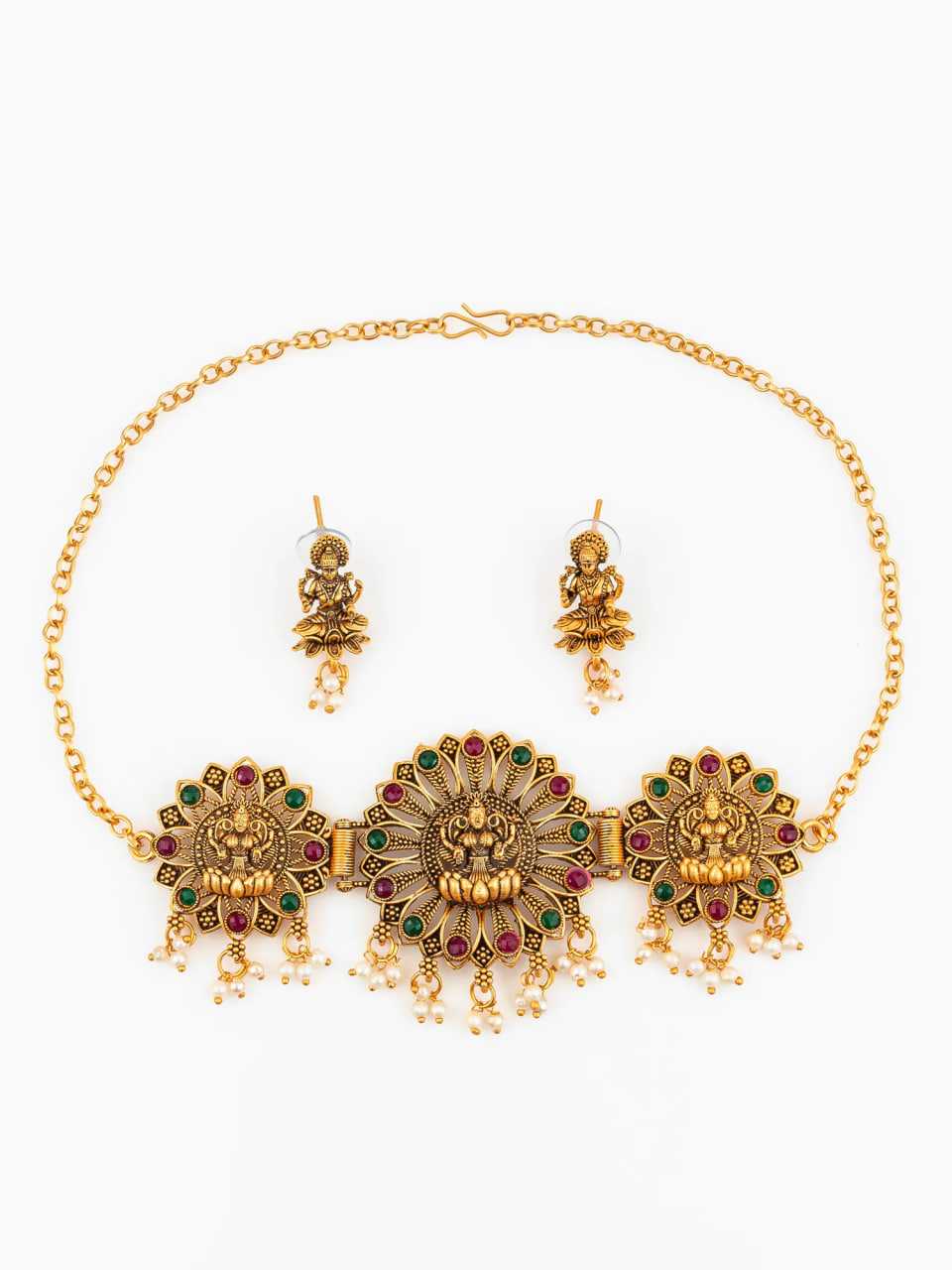 Ynf Brass KESH105 NK4780 Womens Jewellery Wholesale Choker Necklaces Temple Jewelry Manufacturer