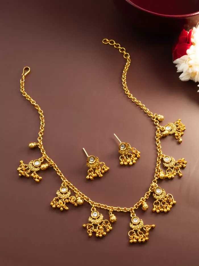 Ynf Brass KESH105 NK4802 Womens Jewellery Wholesale Choker Necklaces Fancy Mala Necklaces Kundan Necklace Set Manufacturer