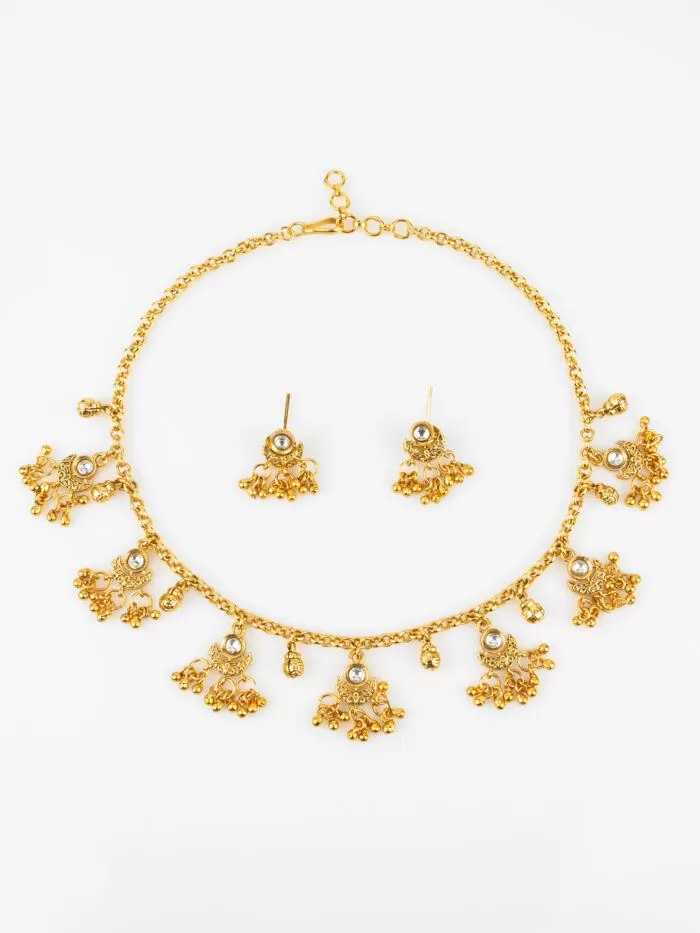 Ynf Brass KESH105 NK4802 Womens Jewellery Wholesale Choker Necklaces Fancy Mala Necklaces Kundan Necklace Set Manufacturer