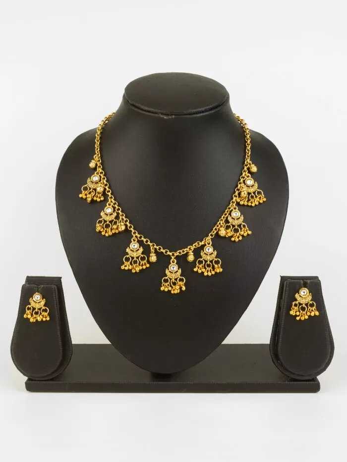 Ynf Brass KESH105 NK4802 Womens Jewellery Wholesale Choker Necklaces Fancy Mala Necklaces Kundan Necklace Set Manufacturer