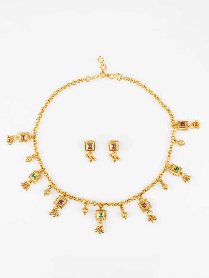 Ynf Brass KESH105 NK4805 Womens Jewellery Wholesale Choker Necklaces Kundan Necklace Set Necklaces Set Manufacturer
