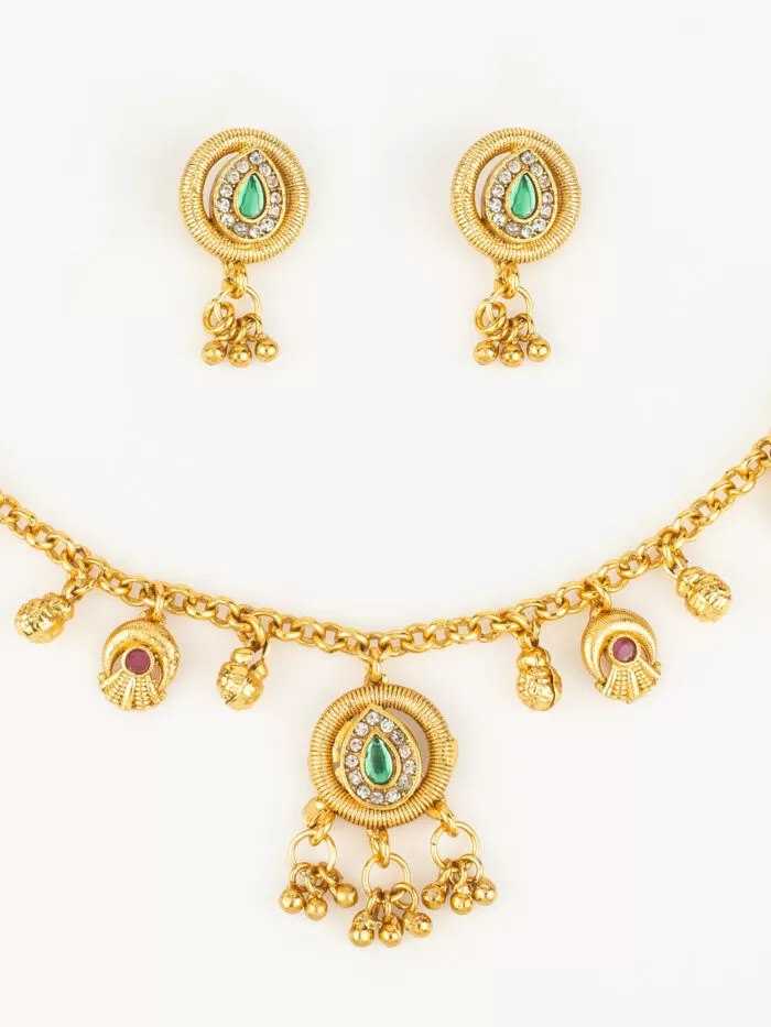 Ynf Brass KESH105 NK4807 Womens Jewellery Wholesale Fancy Mala Necklaces Kundan Necklace Set Necklaces Set Manufacturer