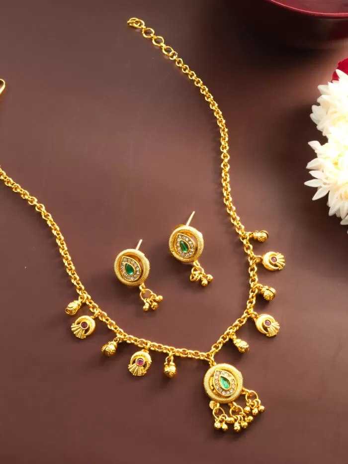 Ynf Brass KESH105 NK4807 Womens Jewellery Wholesale Fancy Mala Necklaces Kundan Necklace Set Necklaces Set Manufacturer