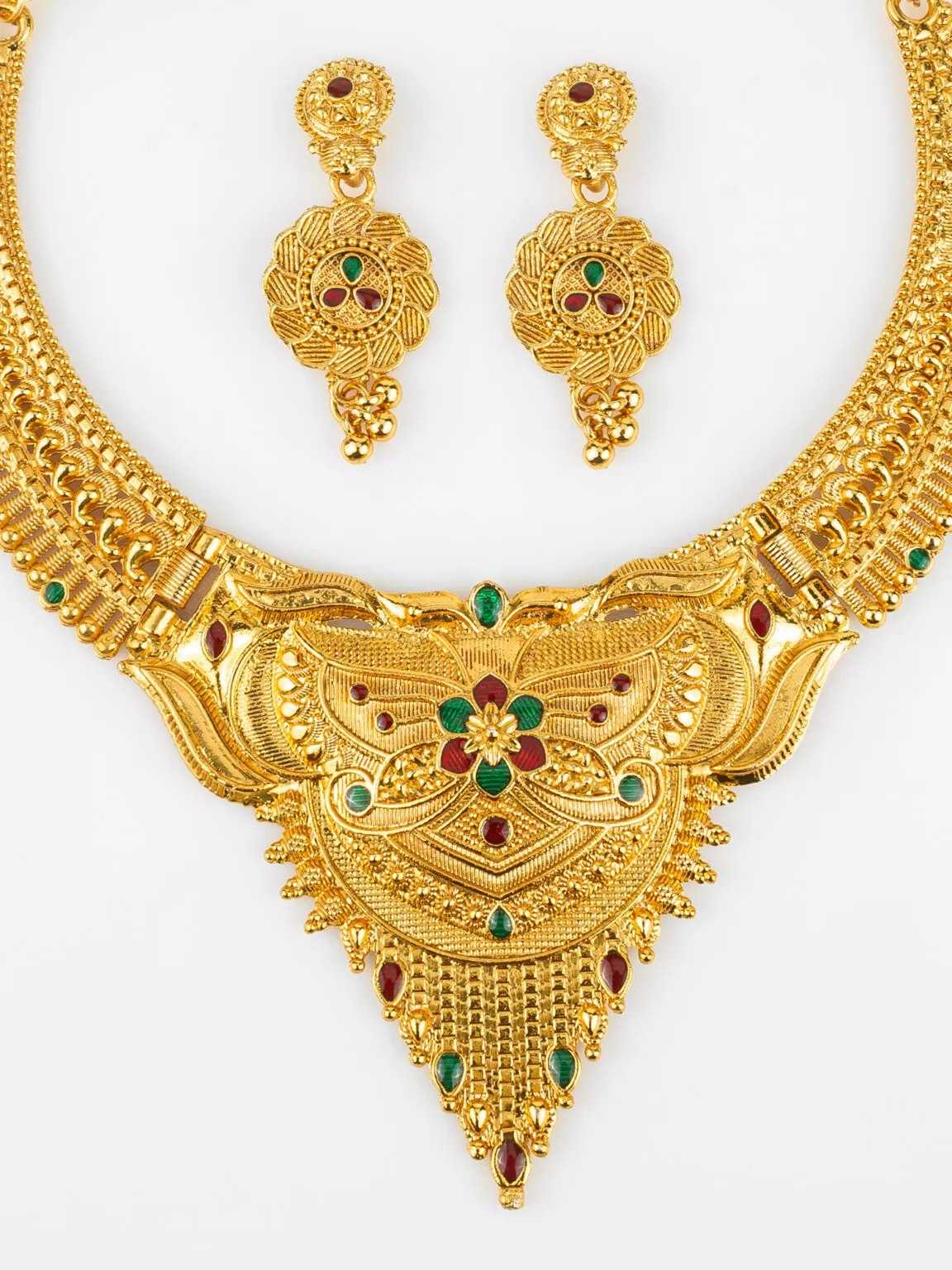 Ynf Brass KESH105 NK4809 Womens Jewellery Wholesale Necklaces Set Manufacturer