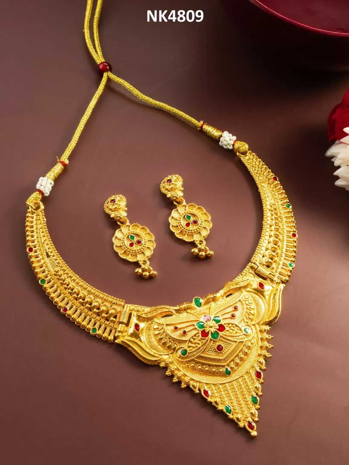Ynf Brass KESH105 NK4809 Womens Jewellery Wholesale Necklaces Set Manufacturer