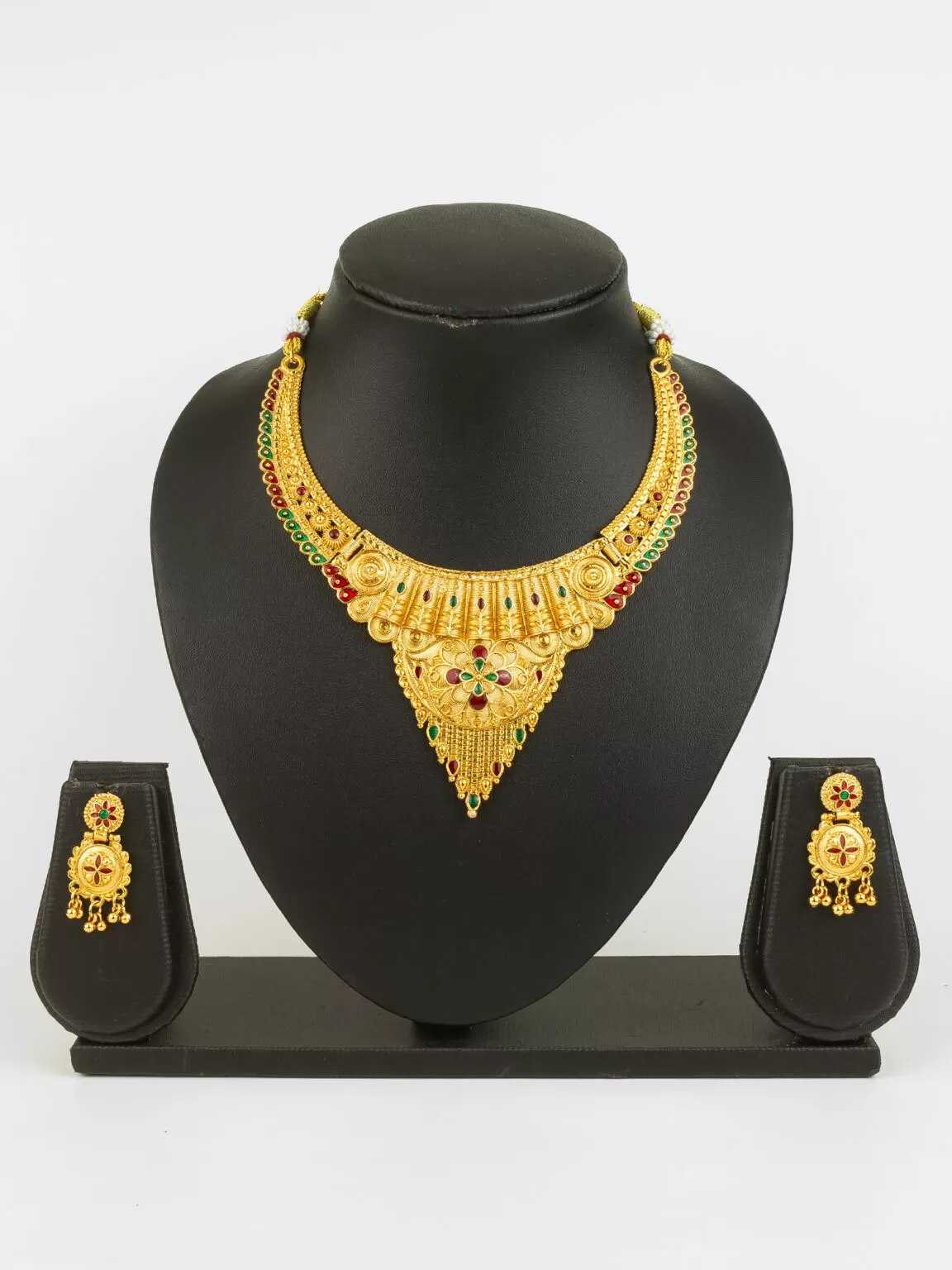 Ynf Brass KESH105 NK4810 Womens Jewellery Wholesale Fancy Mala Necklaces Kundan Necklace Set Necklaces Set Manufacturer