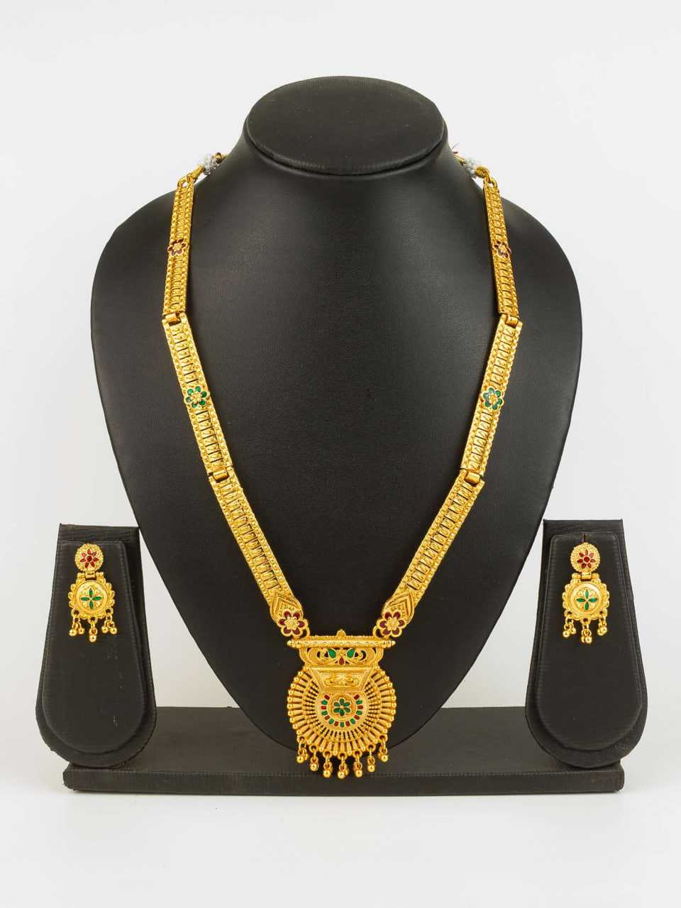 Ynf Brass KESH105 NK4817 Womens Jewellery Wholesale Long Sets Necklaces Set Golden Necklace Set Manufacturer