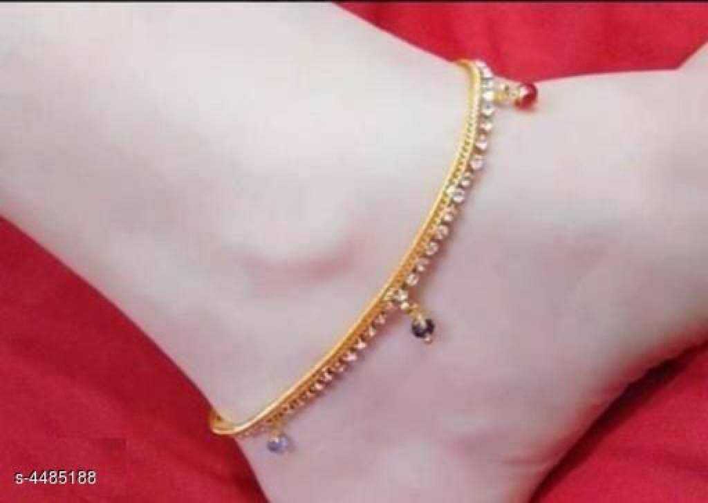 Ynf Brass Womens Jewellery Wholesale AD Fancy Payal Manufacturer