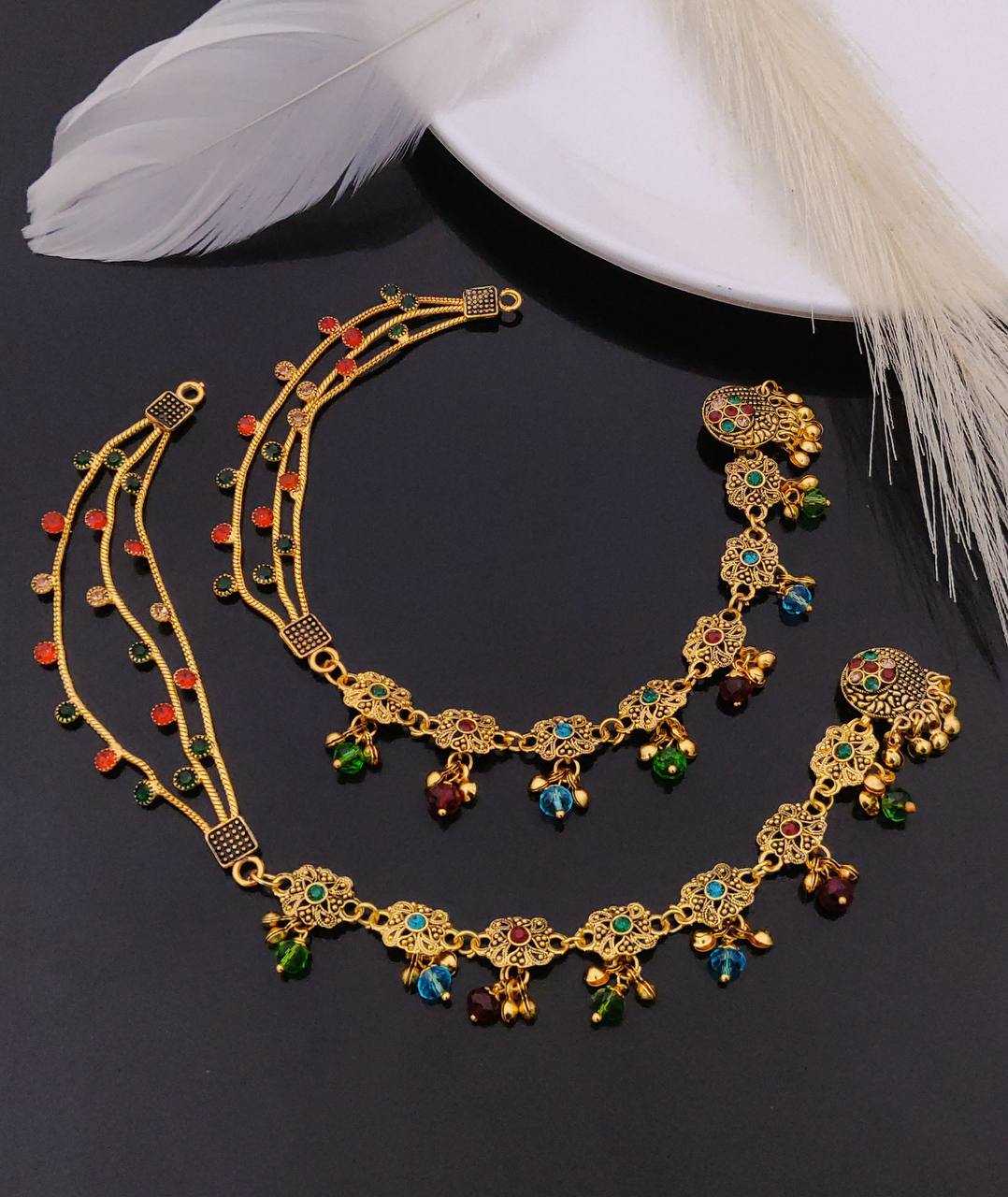 Ynf Brass Womens Jewellery Wholesale Fancy Anklet Anklets Artificial Anklets Manufacturer