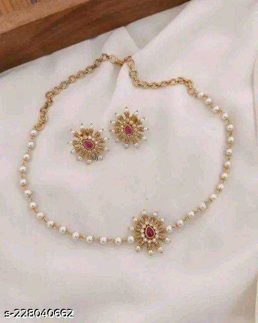 Ynf Brass Womens Jewellery Wholesale Necklaces Set Manufacturer